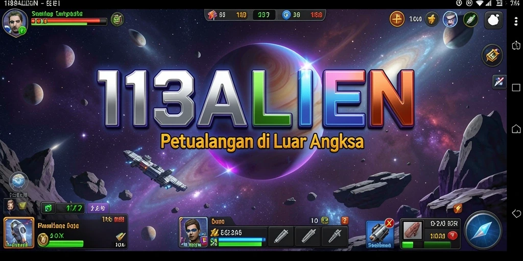Tampilan seru gameplay 138ALIEN dengan aksi luar angkasa.
