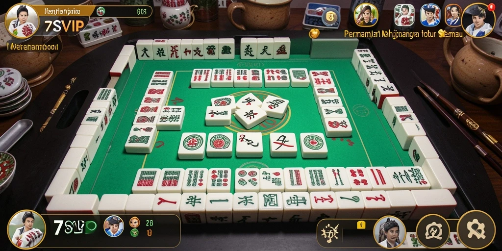 Tangkapan layar menunjukkan gameplay seru dari 7SVIP Mahjong.