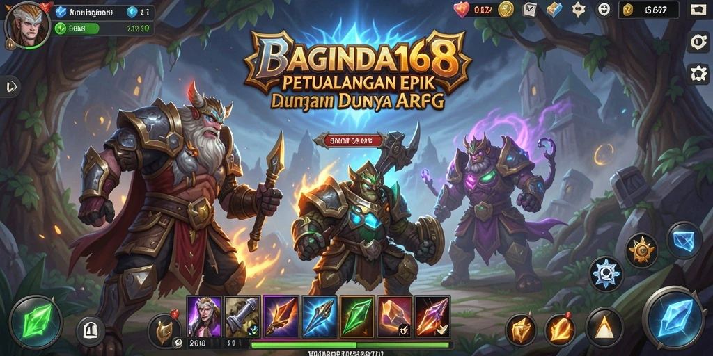 Tangkapan layar gameplay BAGINDA168 menampilkan aksi epik dan lingkungan yang menakjubkan.