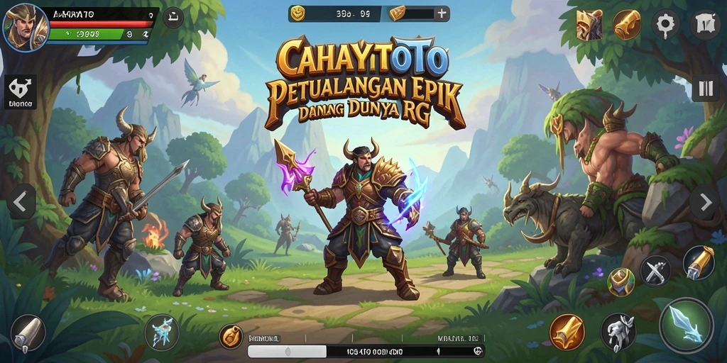 Tangkapan layar gameplay yang menampilkan petualangan seru di CAHAYATOTO.