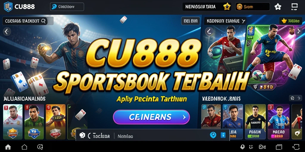 Tampilan antarmuka CU888 dalam gameplay Sportsbook yang menarik.