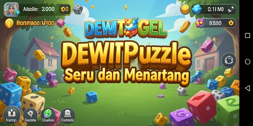 Tampilan gameplay DEWITOGEL dengan puzzle yang menantang.