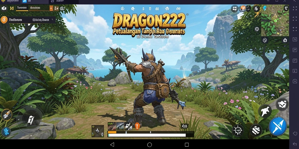 Tampilan gameplay yang menakjubkan dari dunia terbuka DRAGON222.