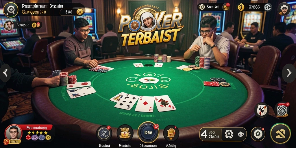 Tangkapan layar utama ID66 menampilkan gameplay poker yang seru dan menantang.