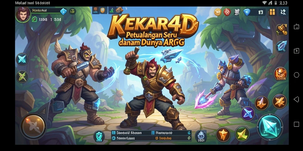 Tampilan aksi mendebarkan dari gameplay KEKAR4D dalam dunia ARPG.