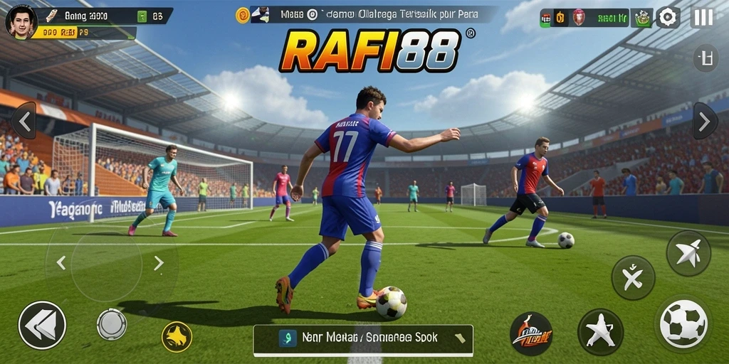 Tampilan gameplay yang menarik dari RAFI88 dengan aksi olahraga seru.
