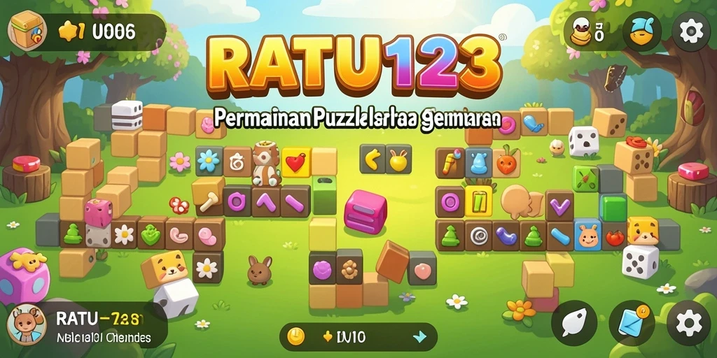 Tampilan gameplay yang seru dari RATU123 dengan teka-teki menantang.