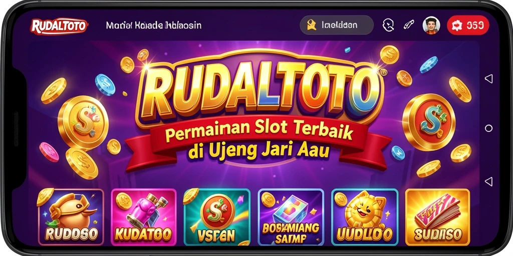 Screenshot gameplay RUDALTOTO menampilkan berbagai mesin slot yang menarik.