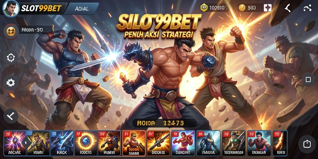 Tampilan gameplay SLOT99BET yang intens dan penuh aksi.