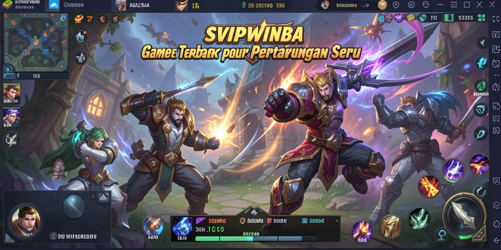 Screenshot gameplay SVIPWINS dengan aksi pertarungan yang seru.