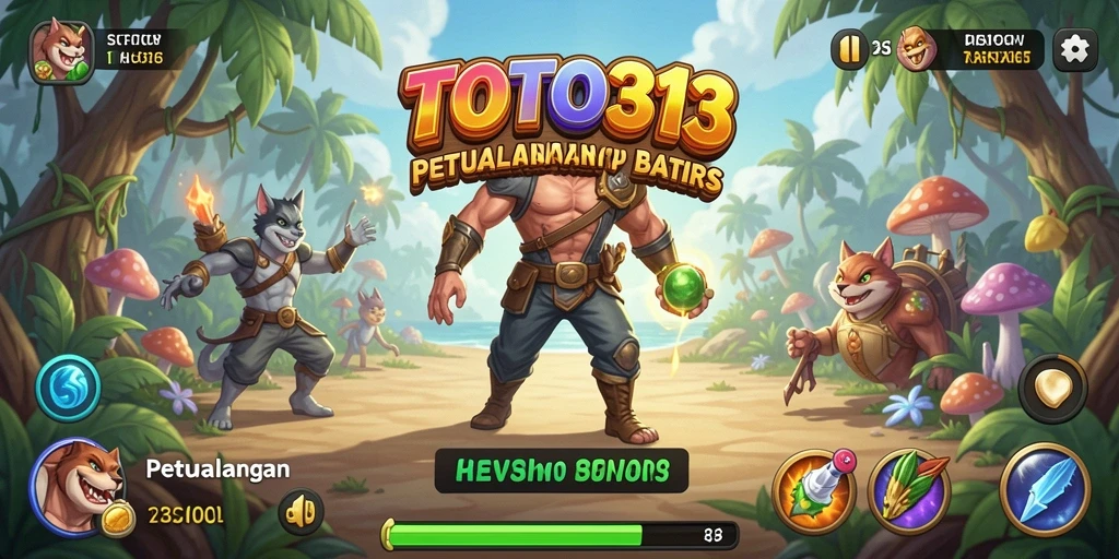 Tampilan gameplay seru dari TOTO313 yang penuh aksi petualangan.
